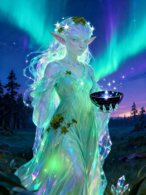 Liora, pintora de auroras